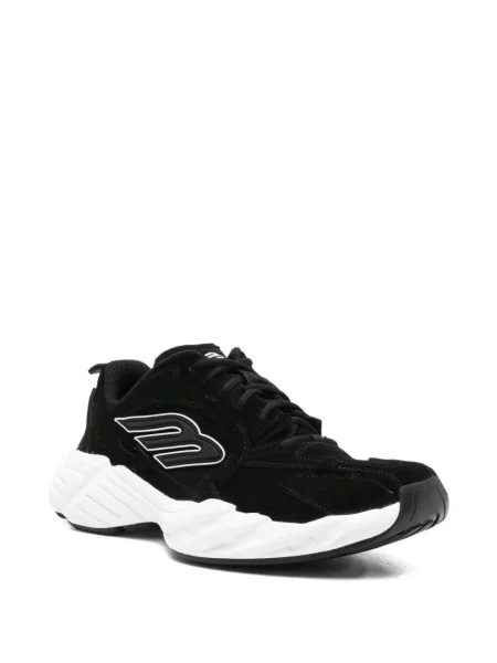 Sneakerși Balenciaga din piele de căprioară negru