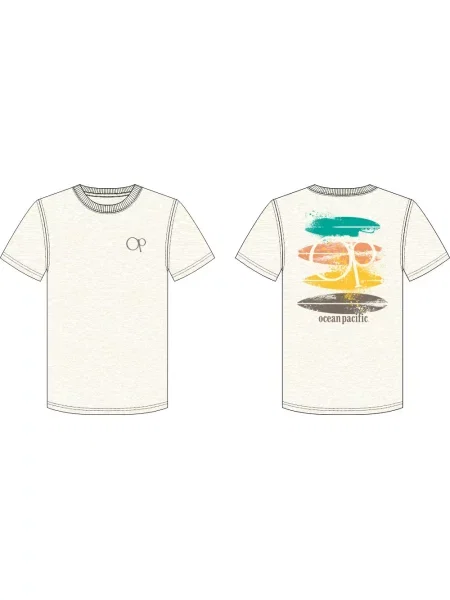 Tricou Ocean Pacific alb