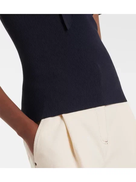 Top Max Mara tricotate albastru