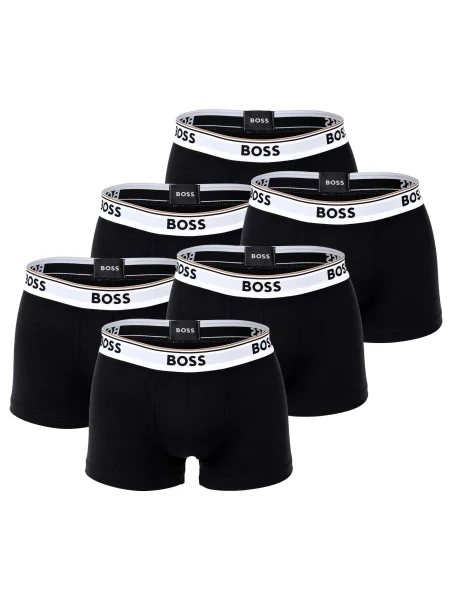 BOSS Boxerky hnědá / černá bílá