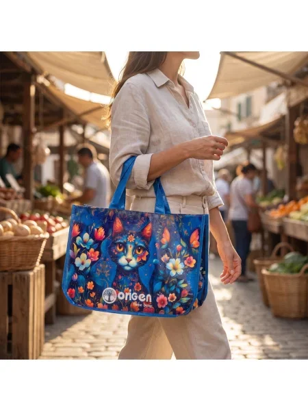 Shopper táska Isla Bonita By Sigris kék