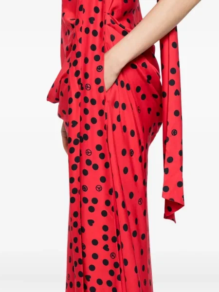 Rochie Moschino cu imagine de costum roșu