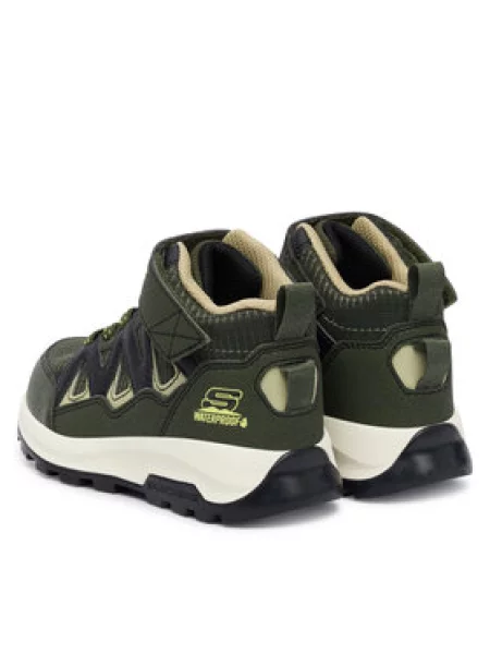Kotníková obuv Skechers zelené