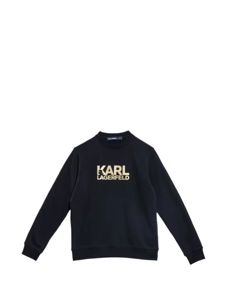 Hanorac Karl Lagerfeld cu imagine negru
