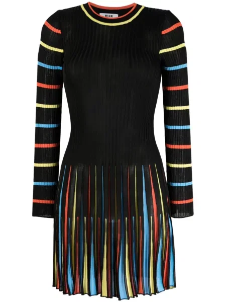 Rochie maxi Msgm lungă de costum negru