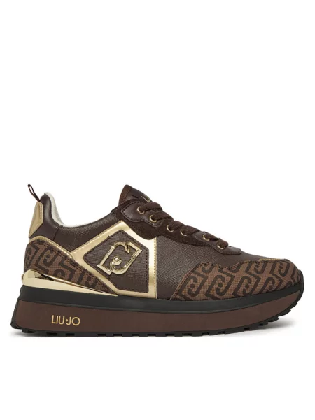 Sneakersy Liu Jo brązowe