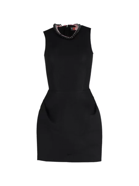 Rochie mini Msgm drapată de costum negru