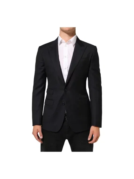 Garnitur Dolce And Gabbana wełniany czarny