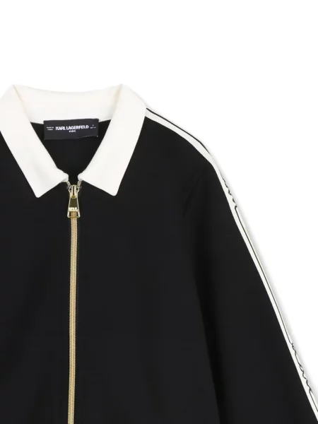 Bluza rozpinana dziecięca Karl Lagerfeld czarna