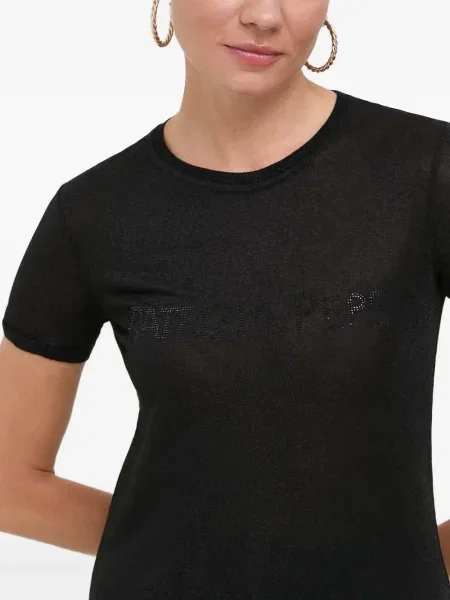 Tricou Patrizia Pepe cu autograf negru