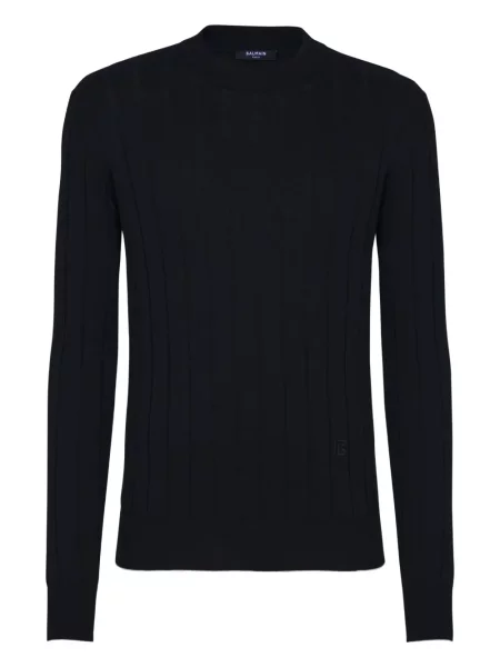 Pletený svetr Balmain modrý