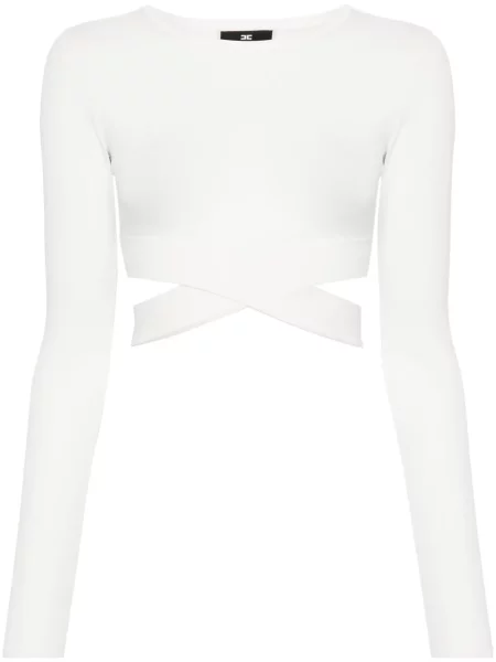 Pulover Elisabetta Franchi alb