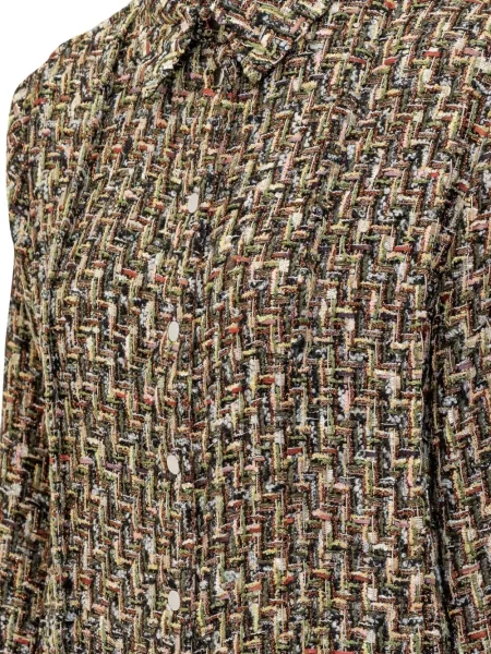 Cămașă Iro din tweed maro
