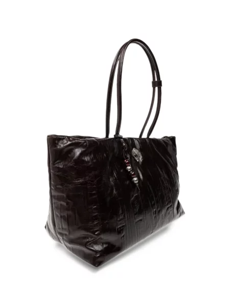 Shopper kabelka Kurt Geiger London hnedá