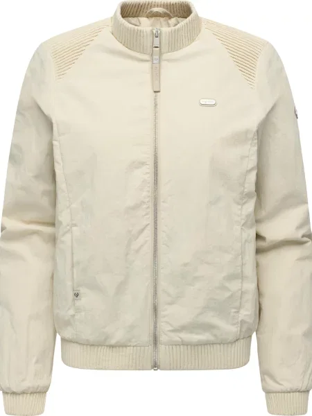 Ragwear Geacă de primăvară-toamnă bej / lână alb