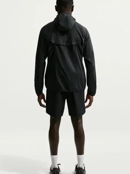 Pánska bežecká bunda Nike Stride Repel UV black/black čierna