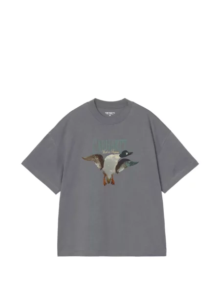Tricou Carhartt Wip cu imagine gri