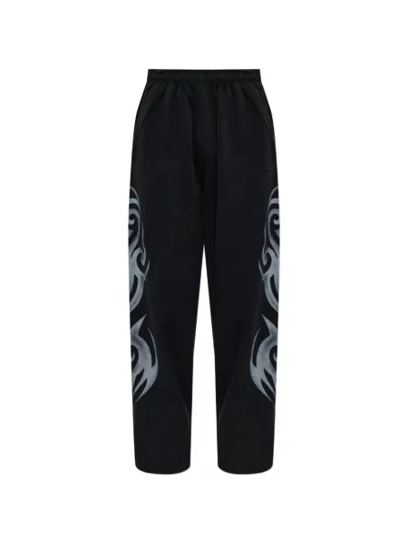 Pantaloni Vetements cu imagine alergare negru