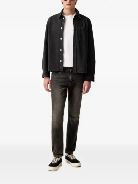 Decupat pantaloni scurți din denim Levi's® zdrențuiți cu talie înaltă albastru