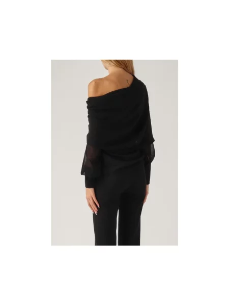 Top Pinko elegancki czarny