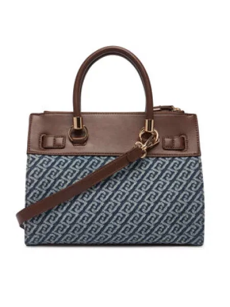 Liu Jo crossbody torba za žene s pamukom plava