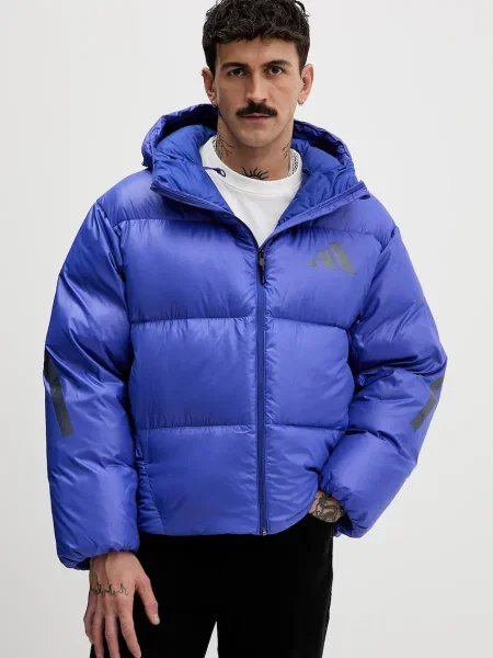 Adidas geacă de puf adidas x Z.N.E de iarnă albastru