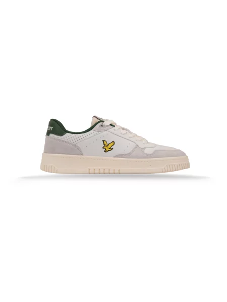 Sneakersy Lyle & Scott skórzane białe