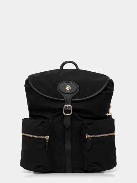 Раница Bally дамска голям с изчистен дизайн черно