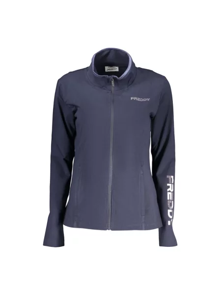 Bluza rozpinana Freddy z długim rękawem niebieska