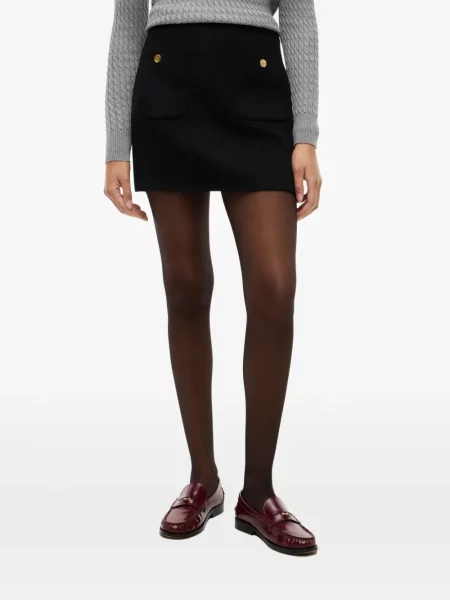 Mini sukňa Tommy Hilfiger čierna