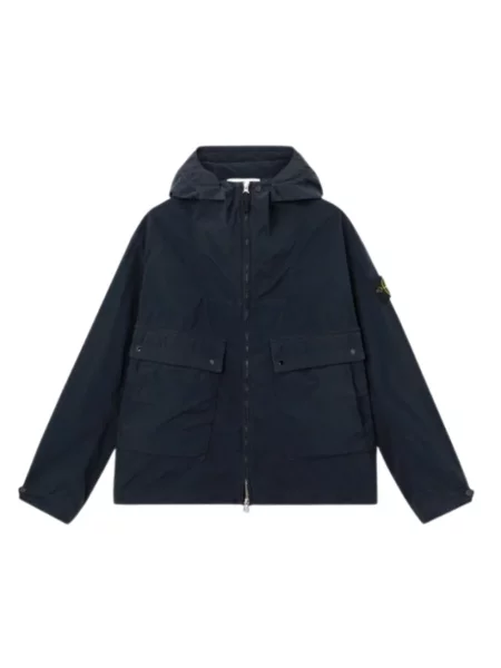 Lekka kurtka Stone Island z kamieniami niebieska