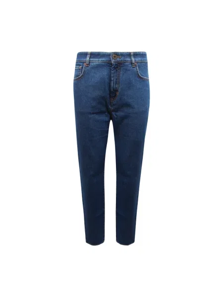 Krótkie jeansy Max Mara Weekend niebieskie