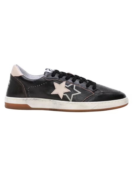 Sneakersy 2star skórzane czarne