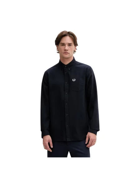 Koszula FRED PERRY Oxford Shirt Navy M granatowa