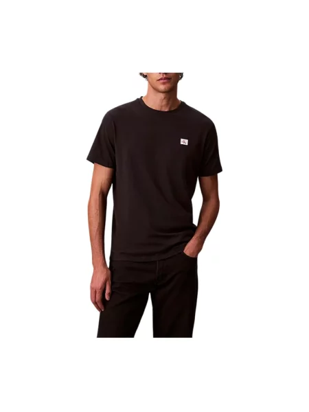 T-shirt z naszywką z logo Calvin Klein czarna