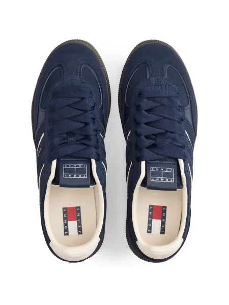 Tommy Jeans Sportcipők The Greenwich Edge Suede Sötétkék kék