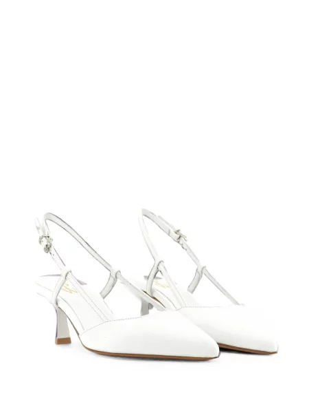 Pantofi cu toc Paul Warmer slingback alb