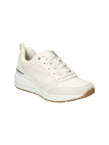 Pöttyös félcipő Skechers bézs