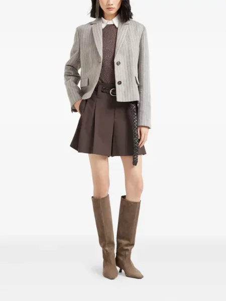 Tricou Brunello Cucinelli maro