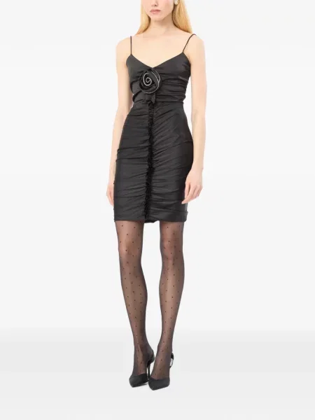 Rochie mini Rotate Birger Christensen cu volane negru