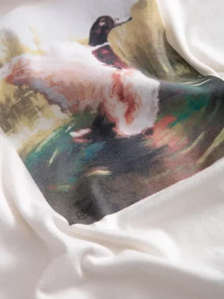 Tricou Edmmond Studios cu imagine alb