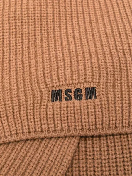 Szal dziecięca Msgm brązowa
