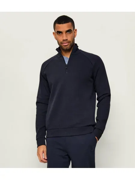BOSS GREEN Hanorac Sweat albastru
