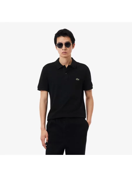 Поло Lacoste черное