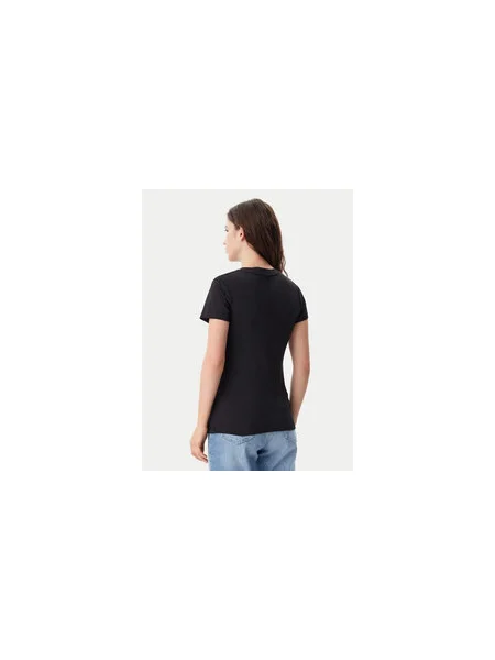 Calvin Klein Jeans Póló Logo Regular Fit fekete