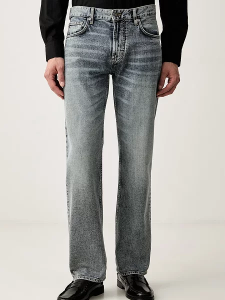 Emporio Armani blugi straight pentru bărbați albastru