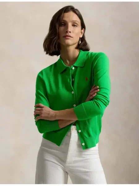 POLO RALPH LAUREN Cardigan verde