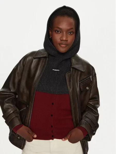 Шарф-снуд Pinko Balaclava сірий