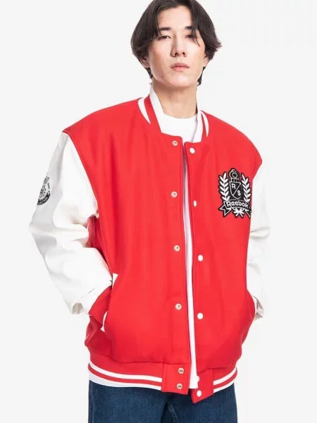 Geacă bomber Reebok Classic alb