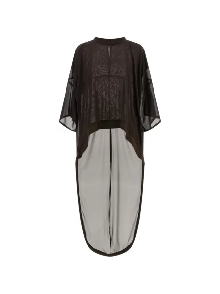 Bluzka Di.la3 Pari' asymetryczna brązowa